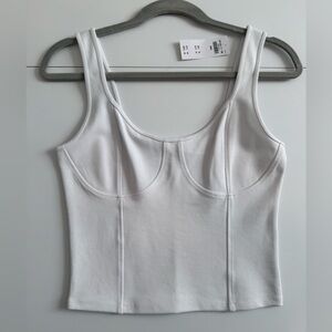 A&F Ponte Corset Top